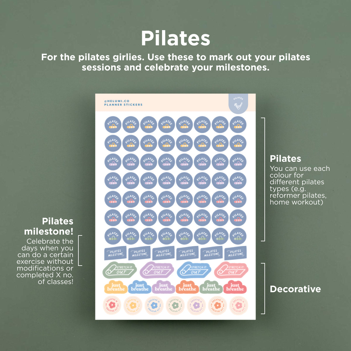White Planner Stickers