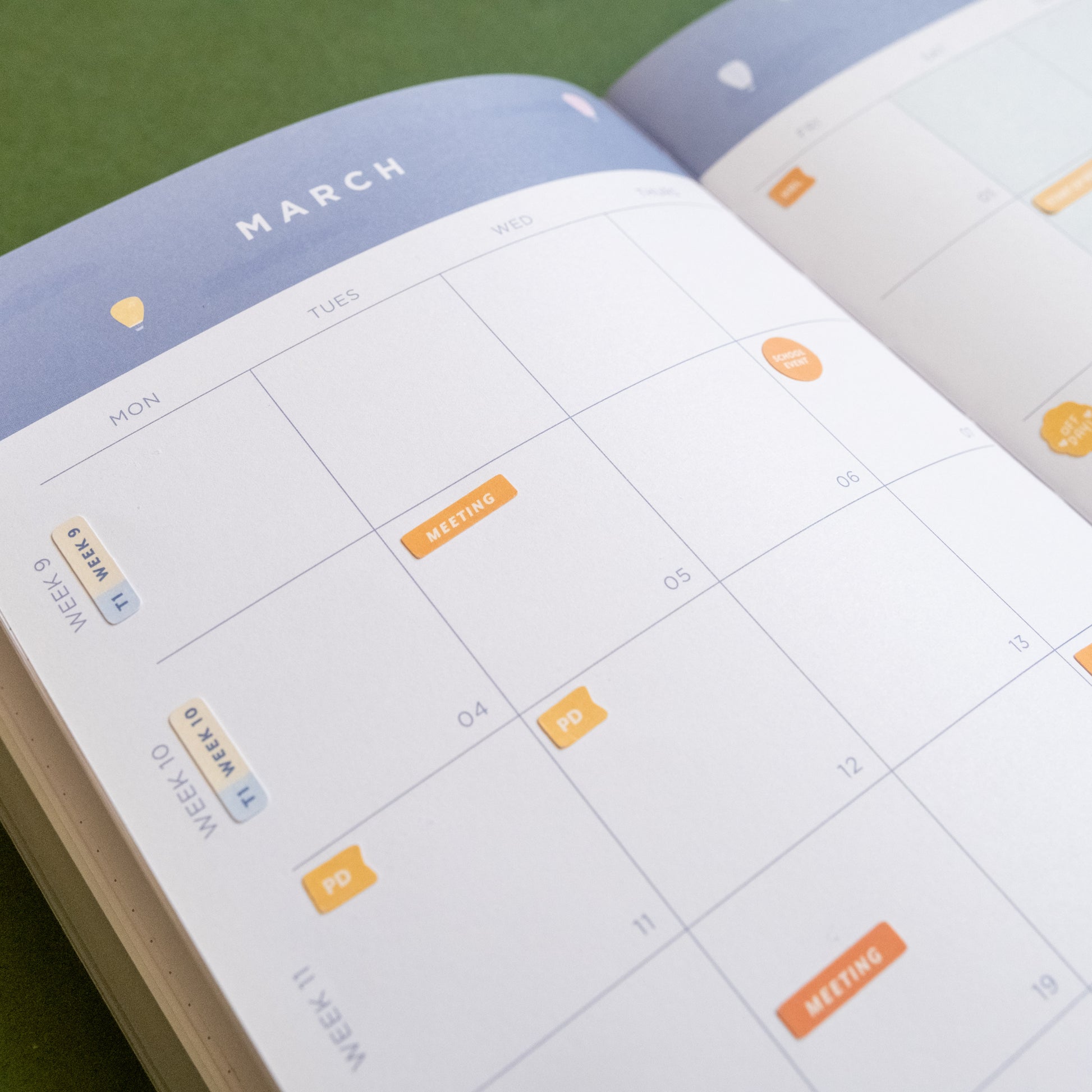 White Planner Stickers