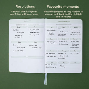 Hillside: 12-month Undated Weekly Planner