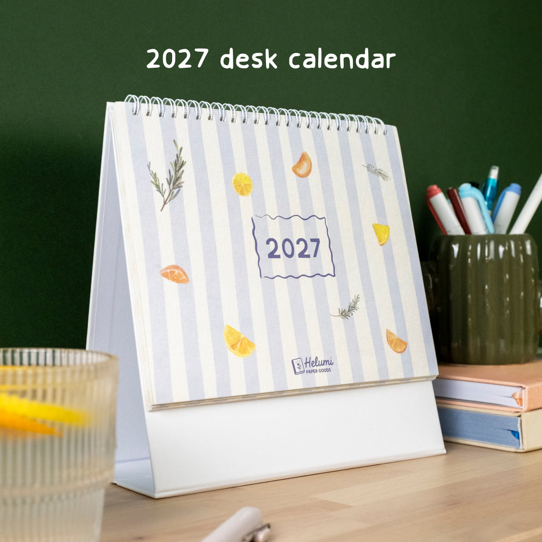 2027 Desk and Wall Calendar