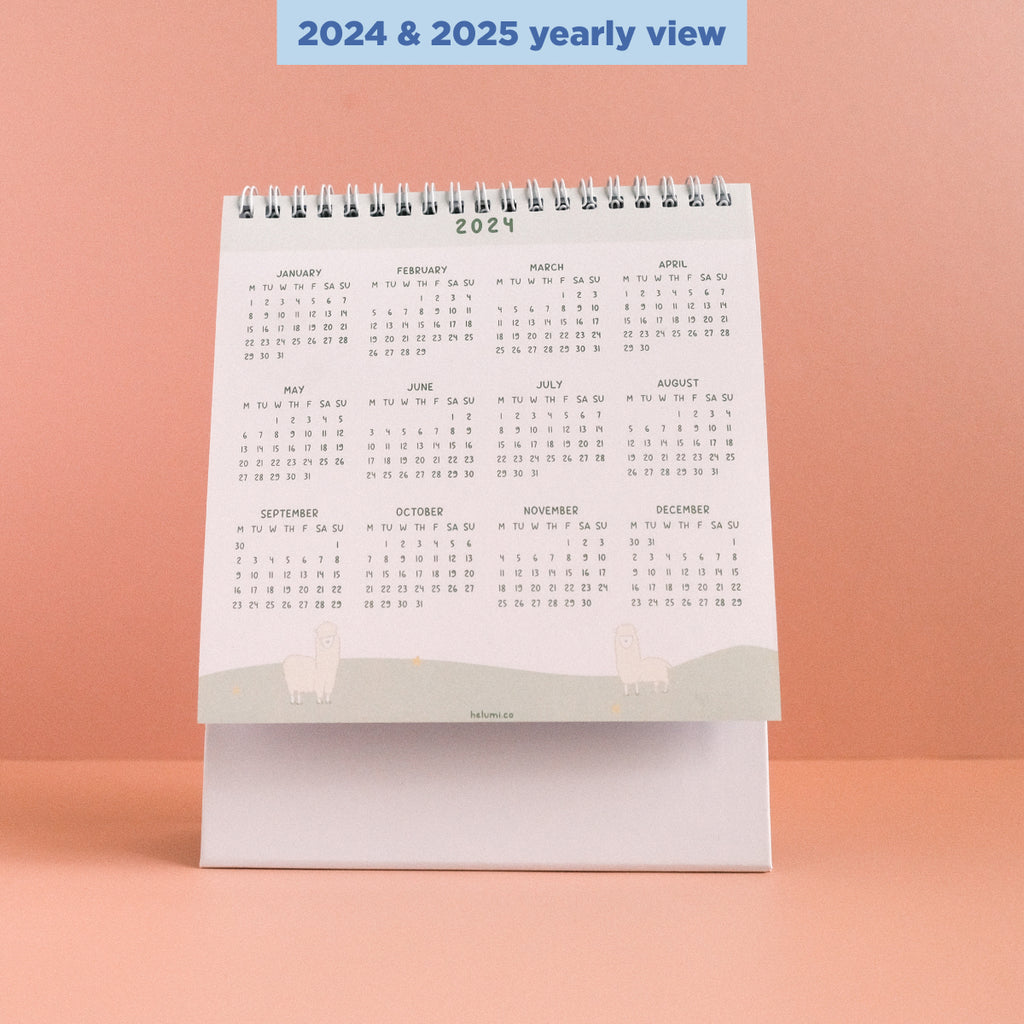 2024 Desk Calendar: Lessons from Animals