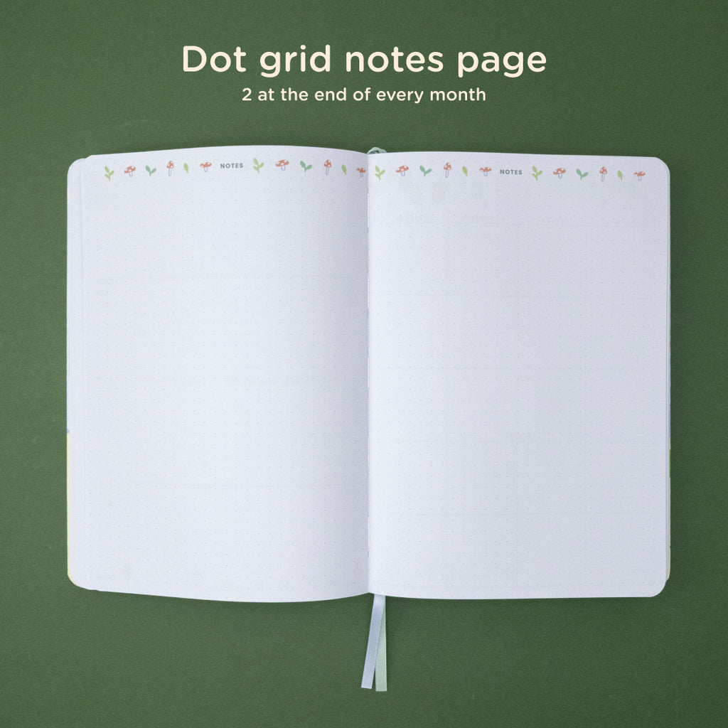 Hillside: 12-month Undated Weekly Planner