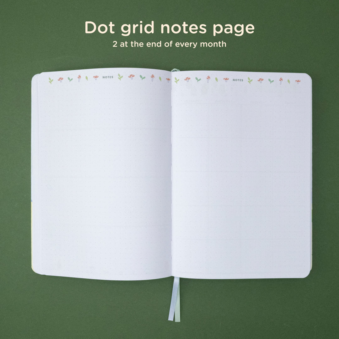 Hillside: 12-month Undated Weekly Planner