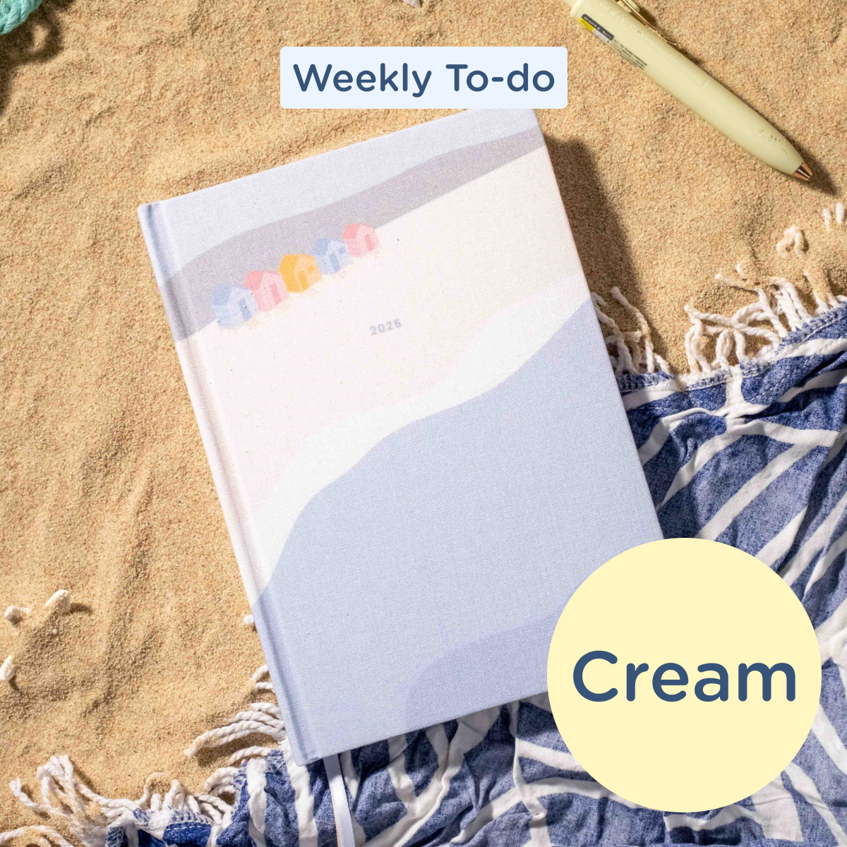 Beachfront: 2025 Weekly To-do List Planner