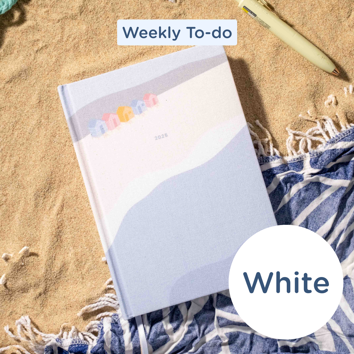 Beachfront: 2025 Weekly To-do List Planner