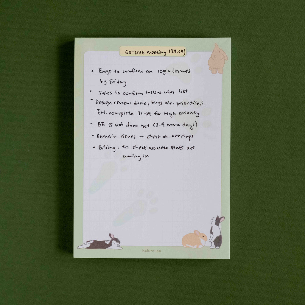 Fund-raising pad for rabbits