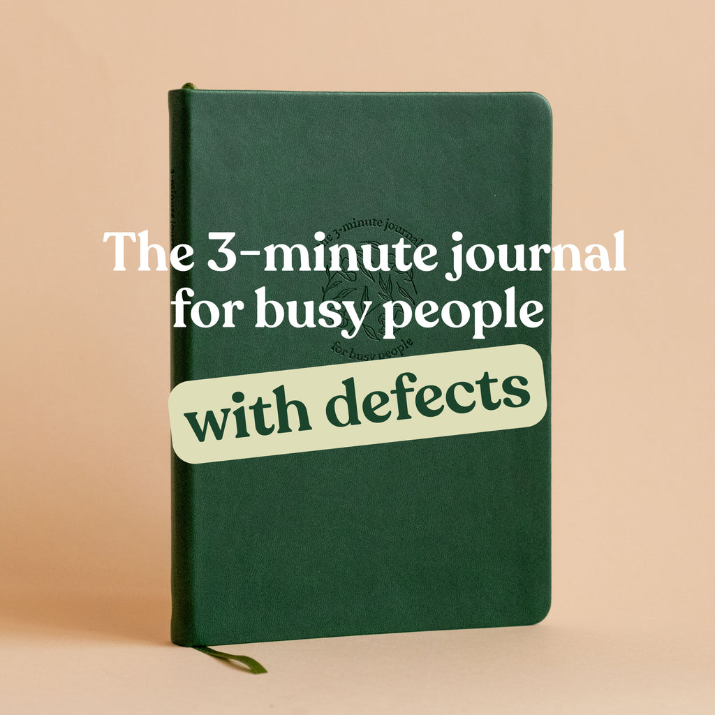 [WITH MINOR DEFECTS] The 3-Minute Journal for Busy People: Version 2