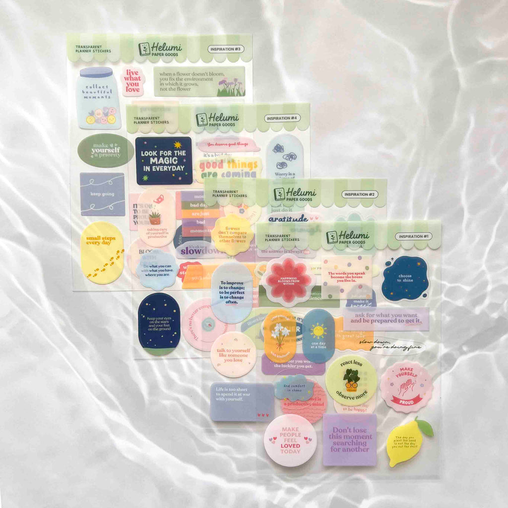 Inspiration stickers (Transparent)