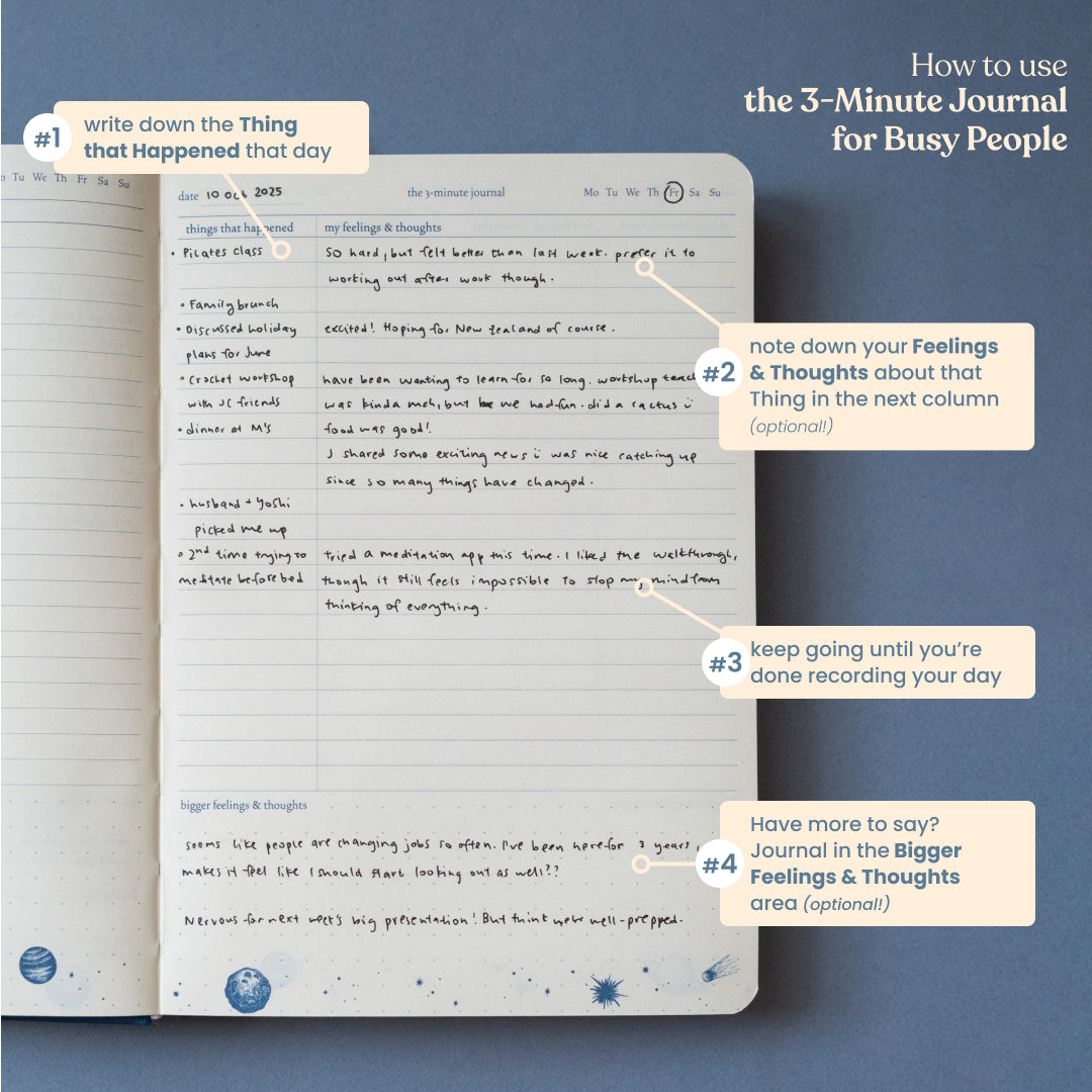 The 3-Minute Journal for Busy People: Version 4