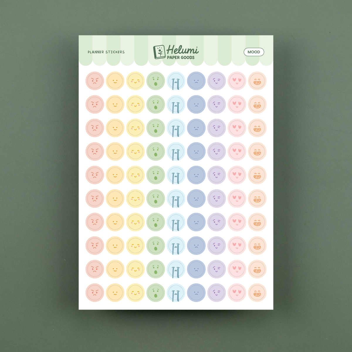 White Planner Stickers