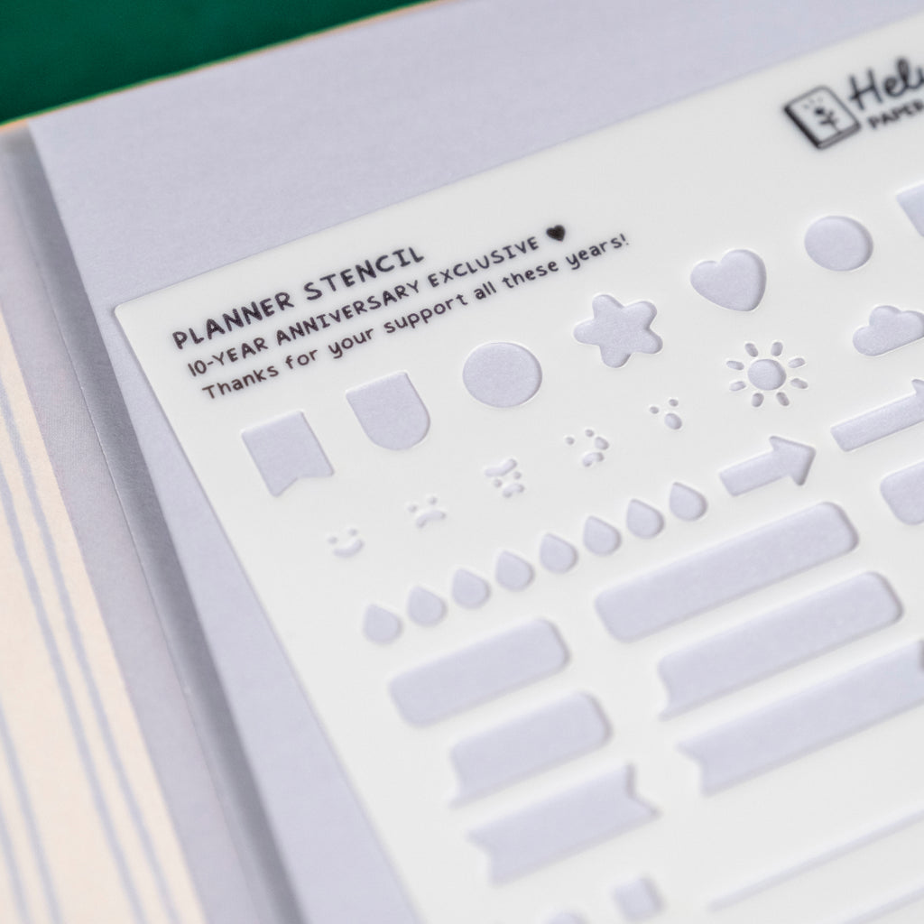 Planner stencil