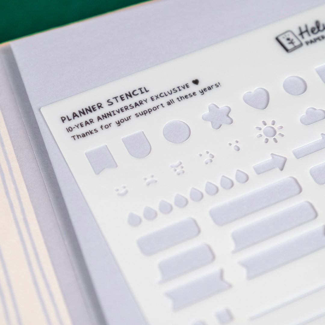 Planner stencil
