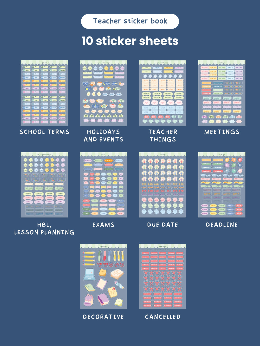 Sticker Book (Teacher)