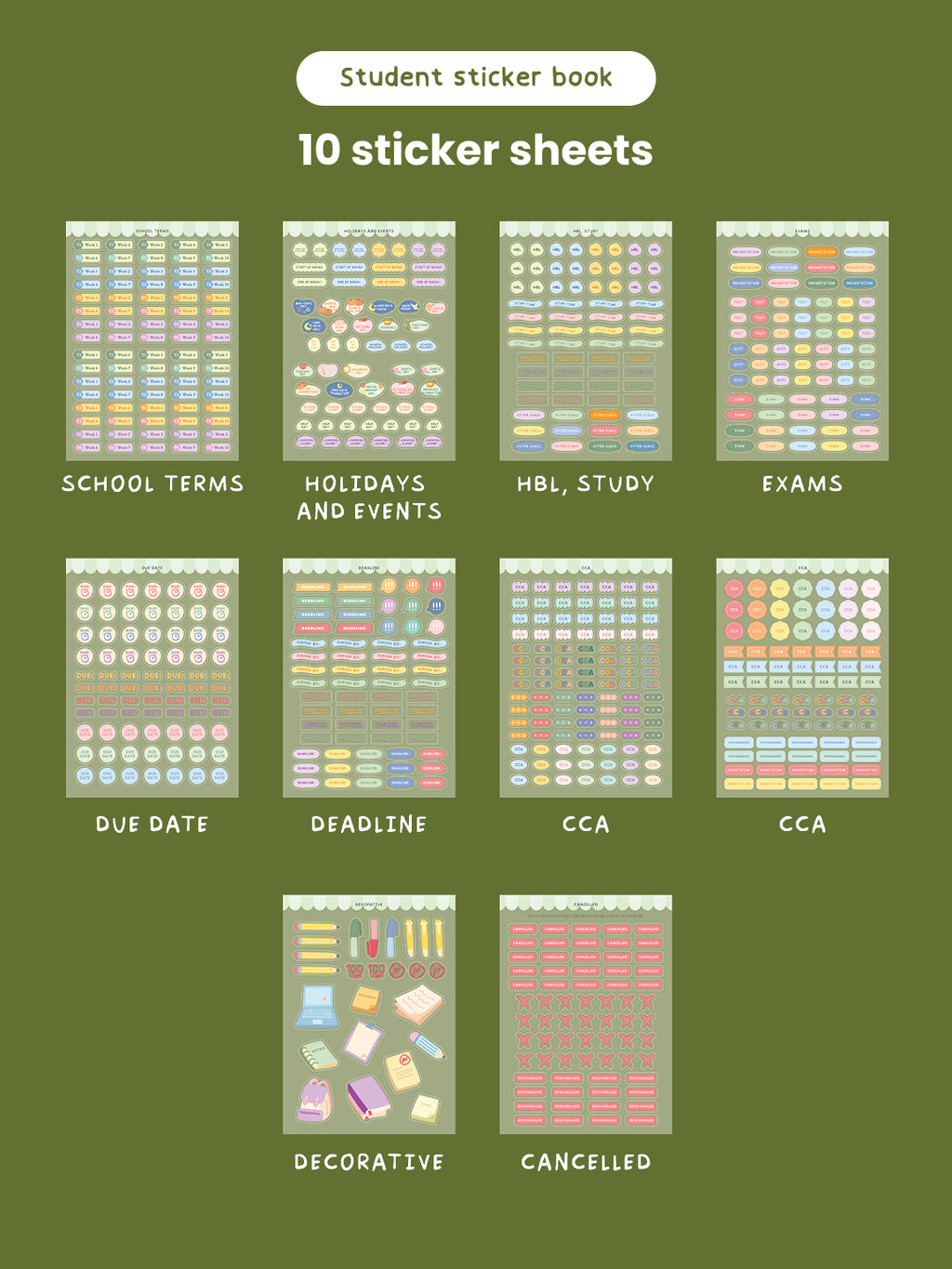 Sticker Book (Student)