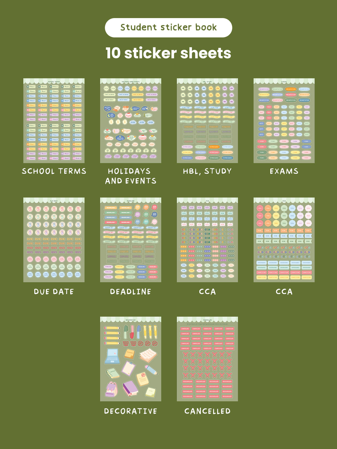 Sticker Book (Student)