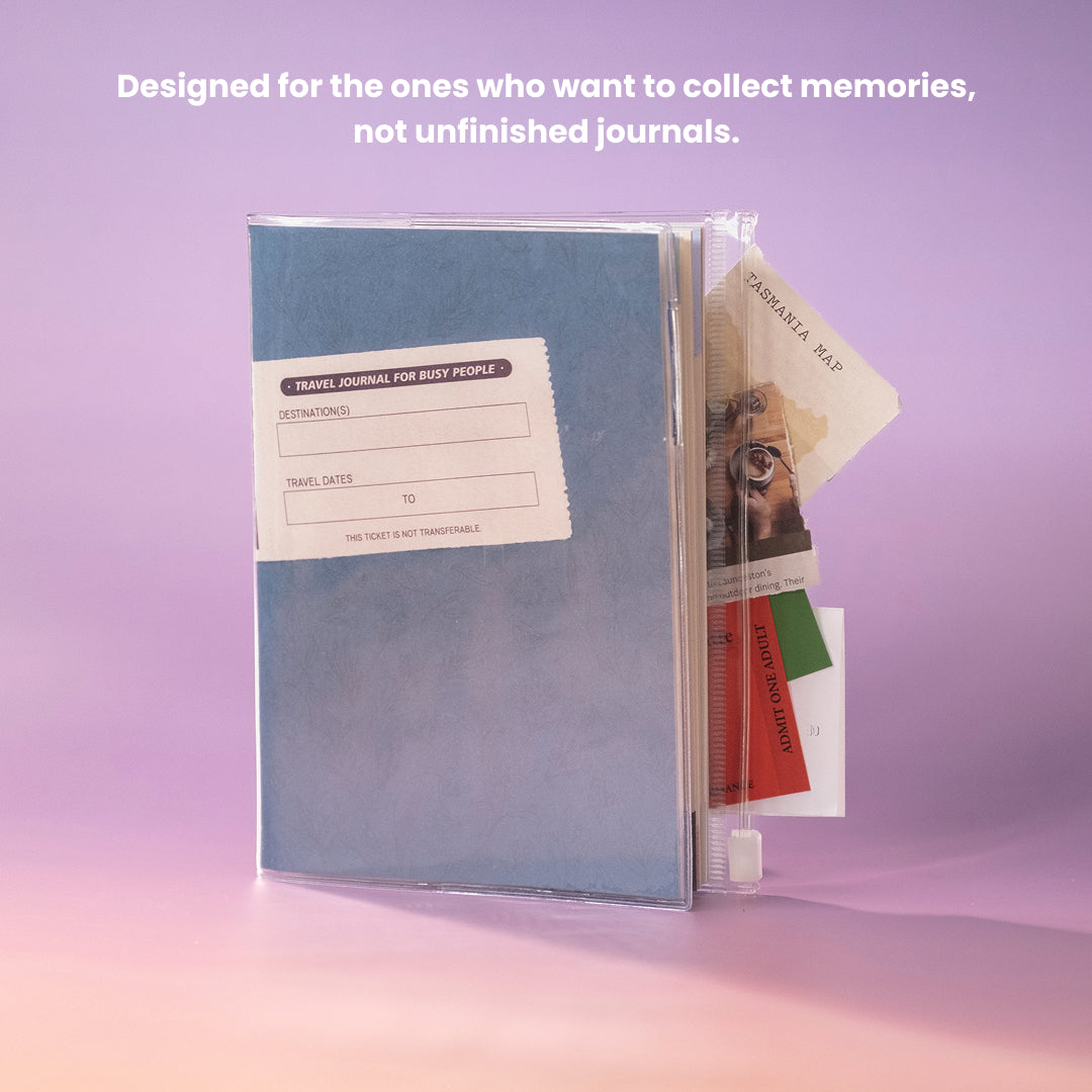 Pre-Decorated Travel Journal (bundle of 3)