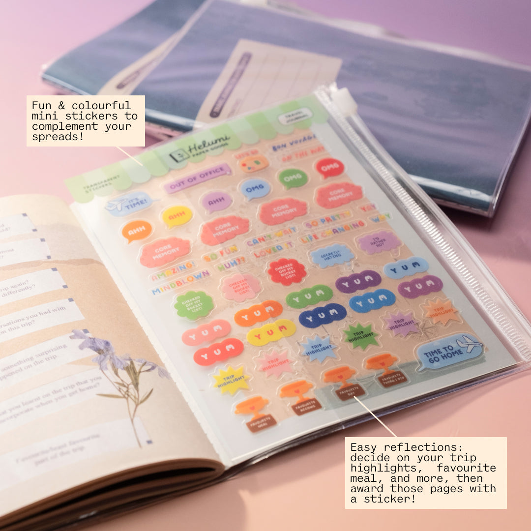 Pre-Decorated Travel Journal (bundle of 3)