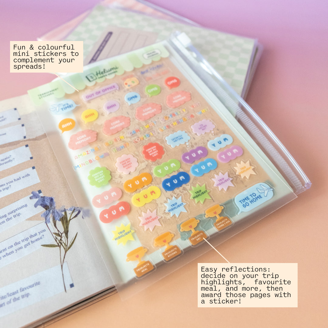 Pre-Decorated Travel Journal (bundle of 3) V2