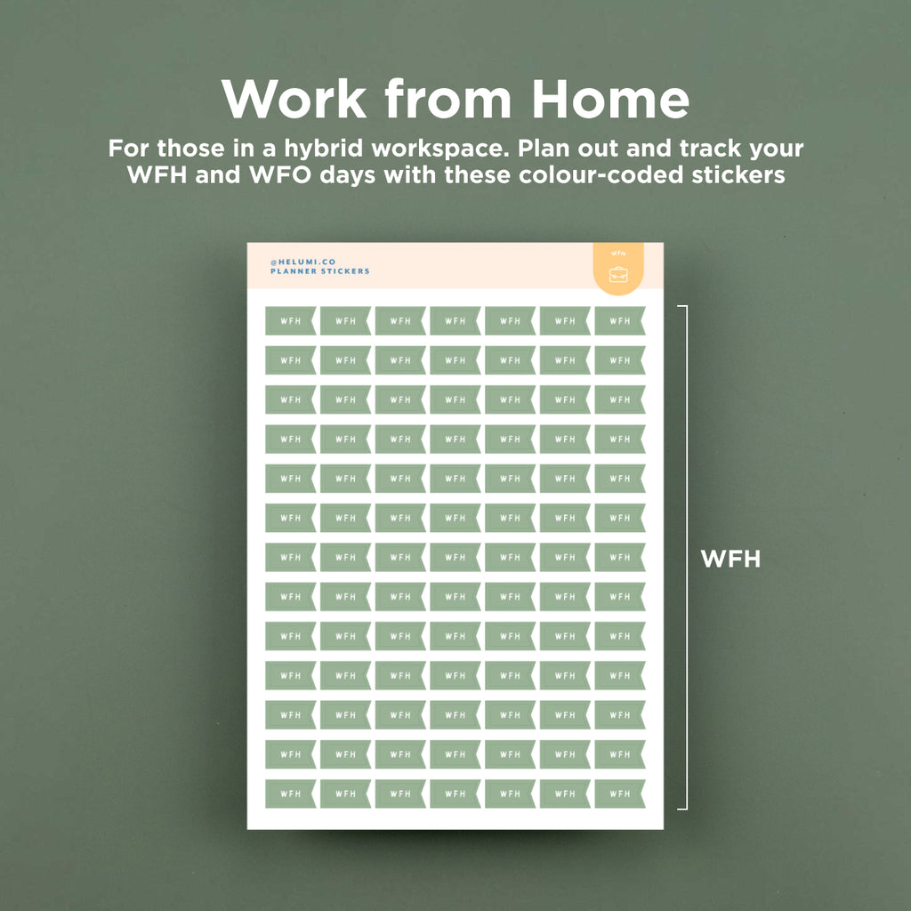 White Planner Stickers