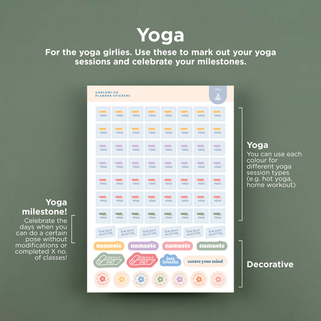 White Planner Stickers