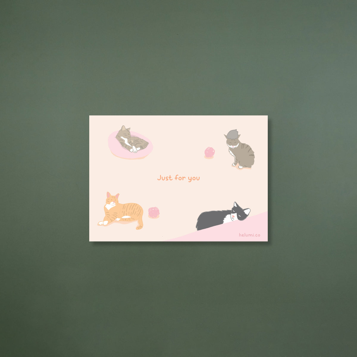 Gift message card