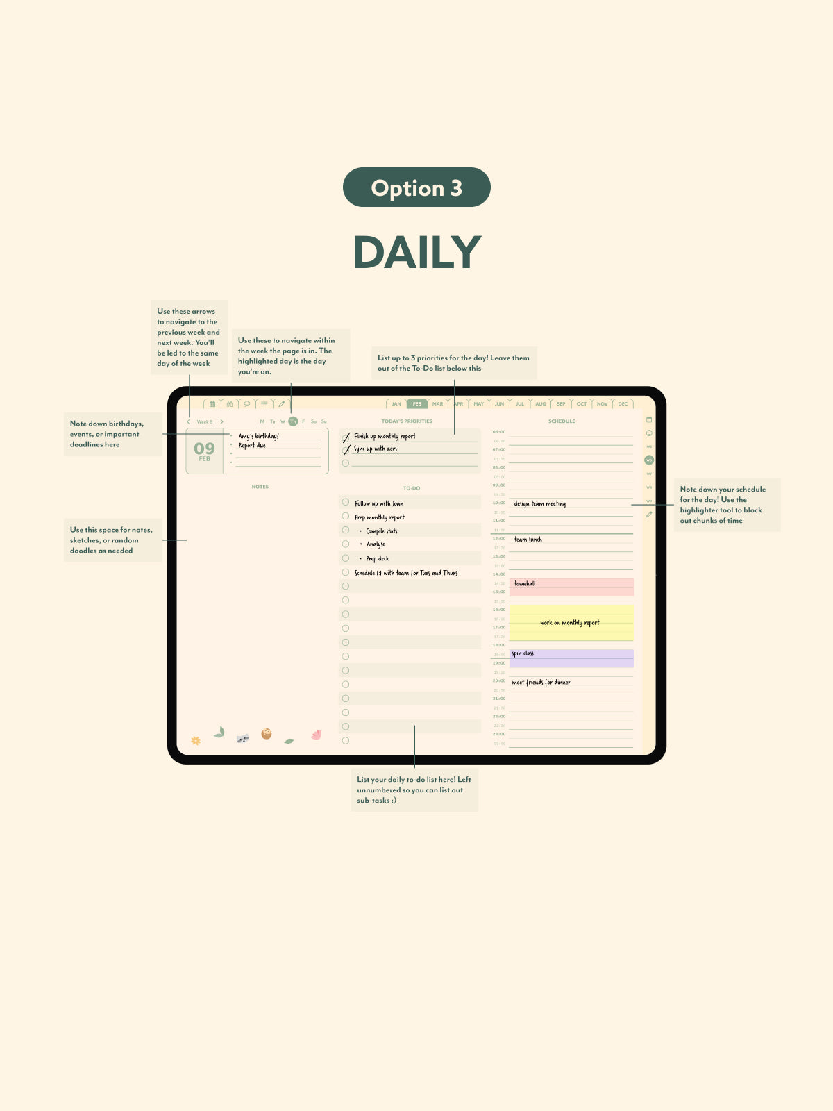 2023 Digital Planner for tablets by Helumi