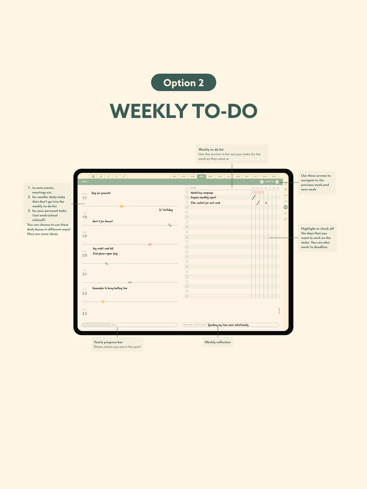 2023 Digital Planner for tablets by Helumi